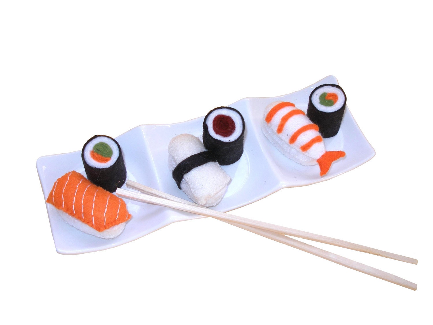 Felt food sushi set