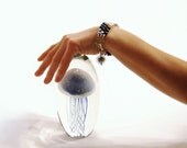 Blue and Cream Triple Swarovski Bracelet
