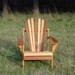 Zebra Striped Cedar Adirondack Chair
