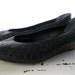 vintage. NAVY. wedge. WOVEN. 1980s. Size 8. LEATHER. wood heel.