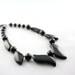 Black Onyx Necklace -Women Jewelry -Gemstone Jewelry -Statement Necklace- Black Beauty -Necklace Earring Set