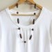 DZI Agate Necklace -Gemstone Jewelry -Long Floating Necklace