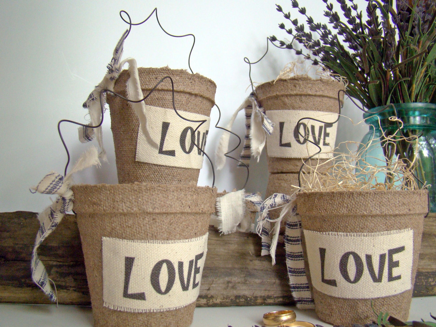Rustic Wedding Favor Bag, Party Favor, Bridal Shower, Barn Wedding