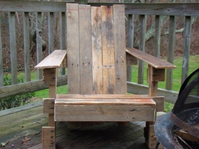 Rustic Patio or Fire Pit Adirondack Chair