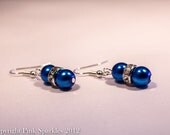 Blue Pearl Earrings