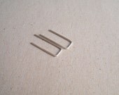 Sterling Earrings, Modern Earrings, Sterling Silver Minimalist Earrings, Made to Order