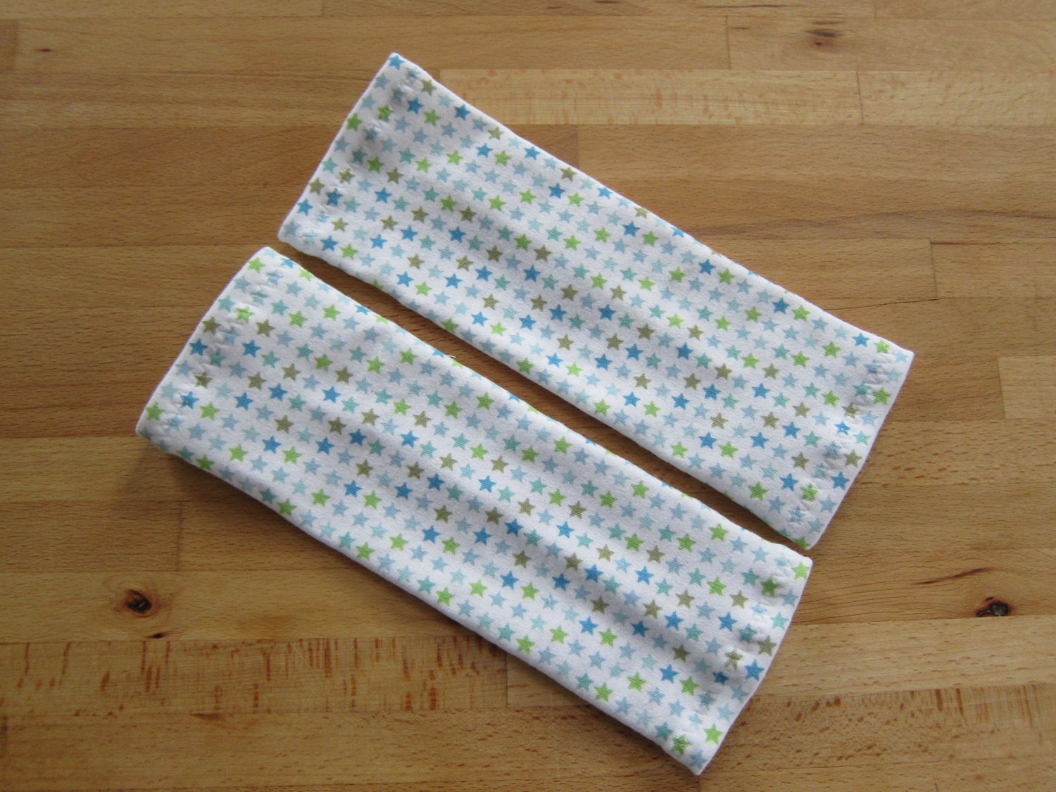 Baby Legs with Blue, Green, Gold Stars - Newborn (0-6 months)