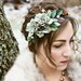 Vine, leaf, and berry Floral Crown, made to order