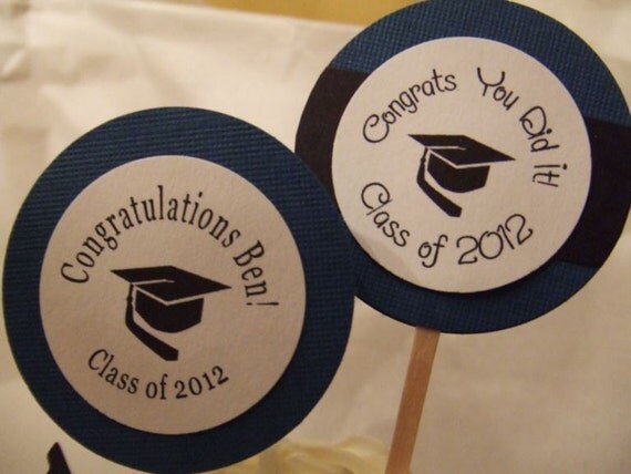 Graduation Cupcake Toppers Il_570xn