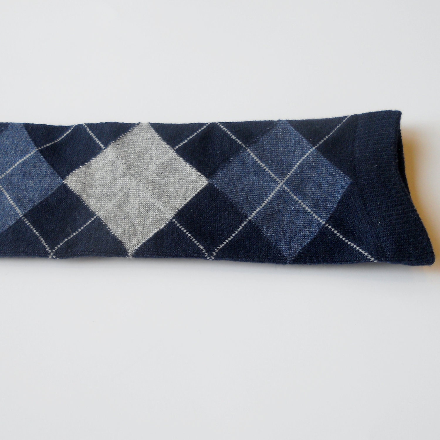 Navy Blue Argyle Baby Leg Warmers - Baby Legs