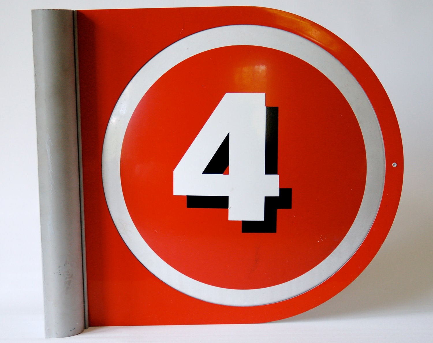 No 4 Aisle Sign