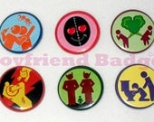 Boyfriend Badges- set of 6