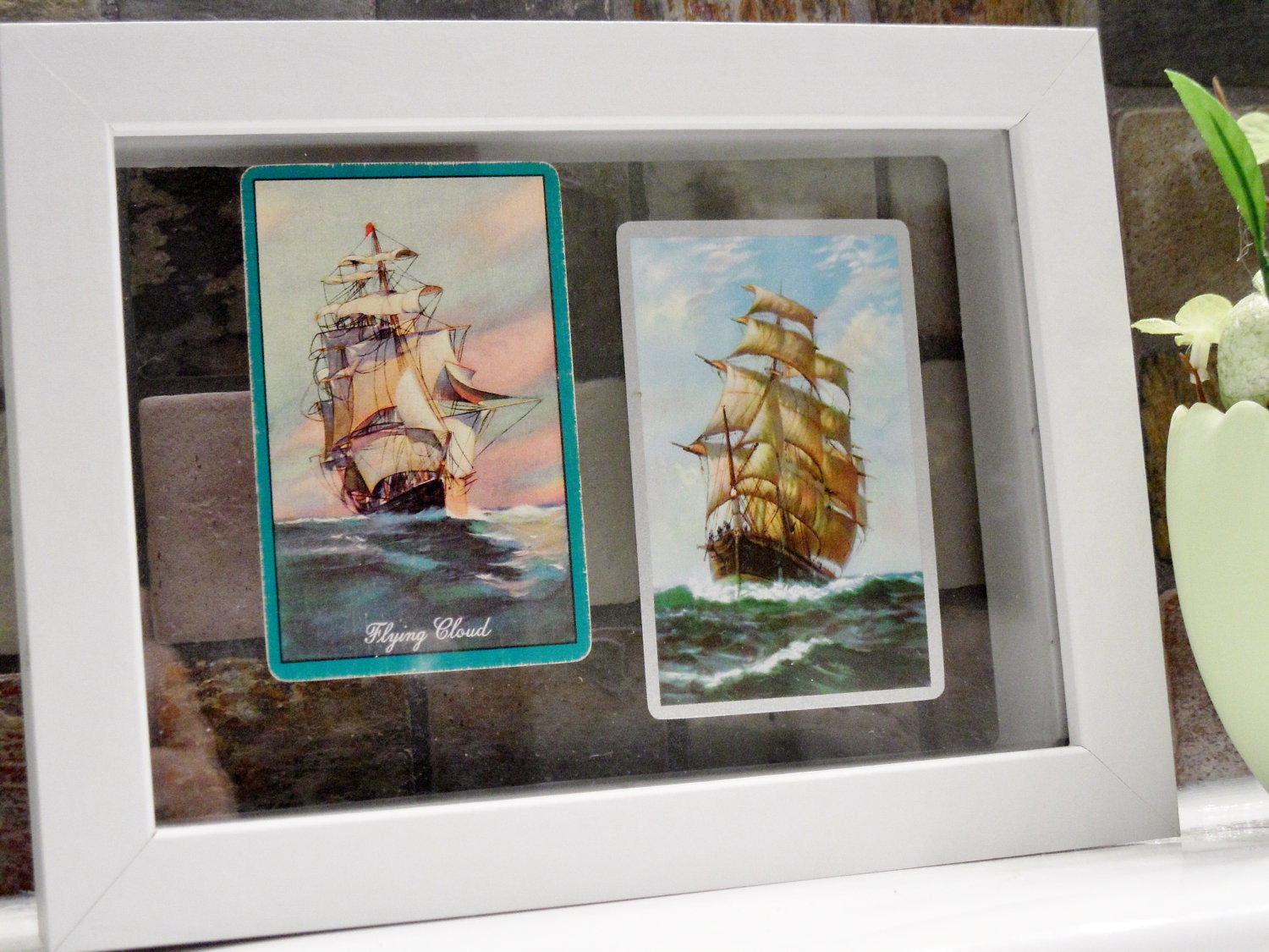Vintage Ship Playing Cards-  READY TO SHIP
