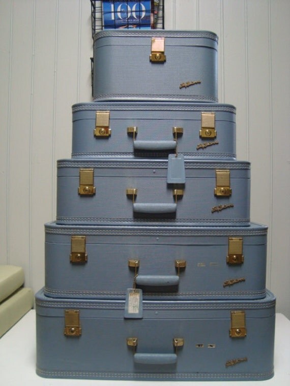 Lady Baltimore Vintage Luggage Set by RetroAZ on Etsy