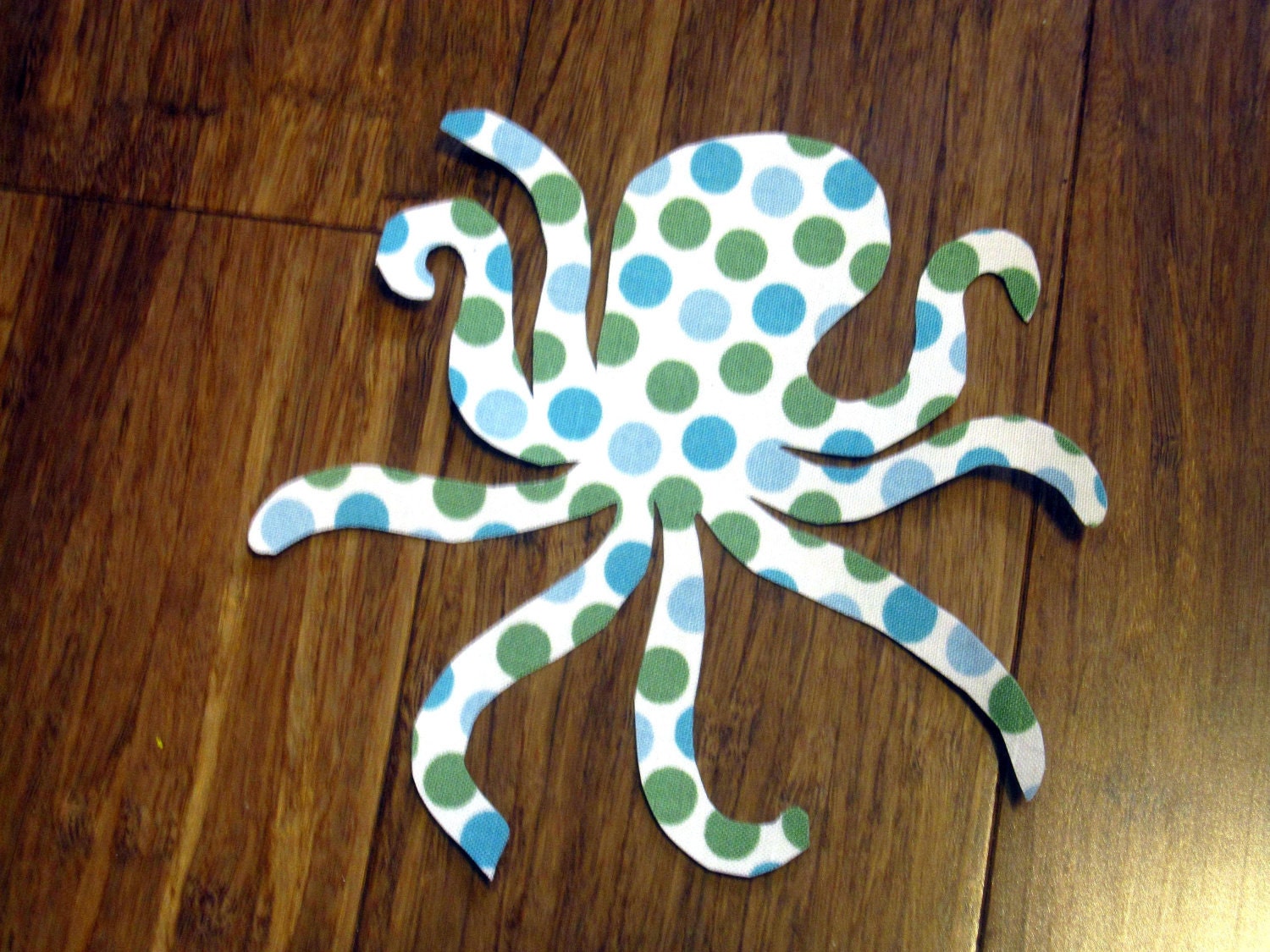 Octopus Iron On Applique