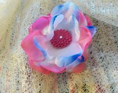 Hawaii Beach Inspired Deep Pink Delicate Flower Clip-Women-Children-Babies-Teens