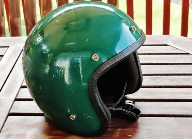 Vintage Motorcycle Helmet of the 1960's