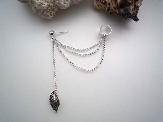 EAR CUFF - Simple Leaf Ear Cuff ( A2 )