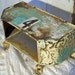 Shabby chic rusty industrial metal box distressed OOAK Anita Spero