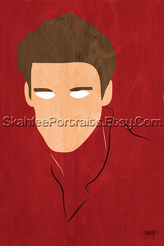 BTVS Angel minimalist mini-portrait