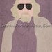 The Big Lebowski The Dude minimalist poster 16x24