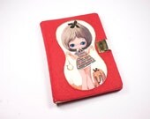 Vintage red photo book