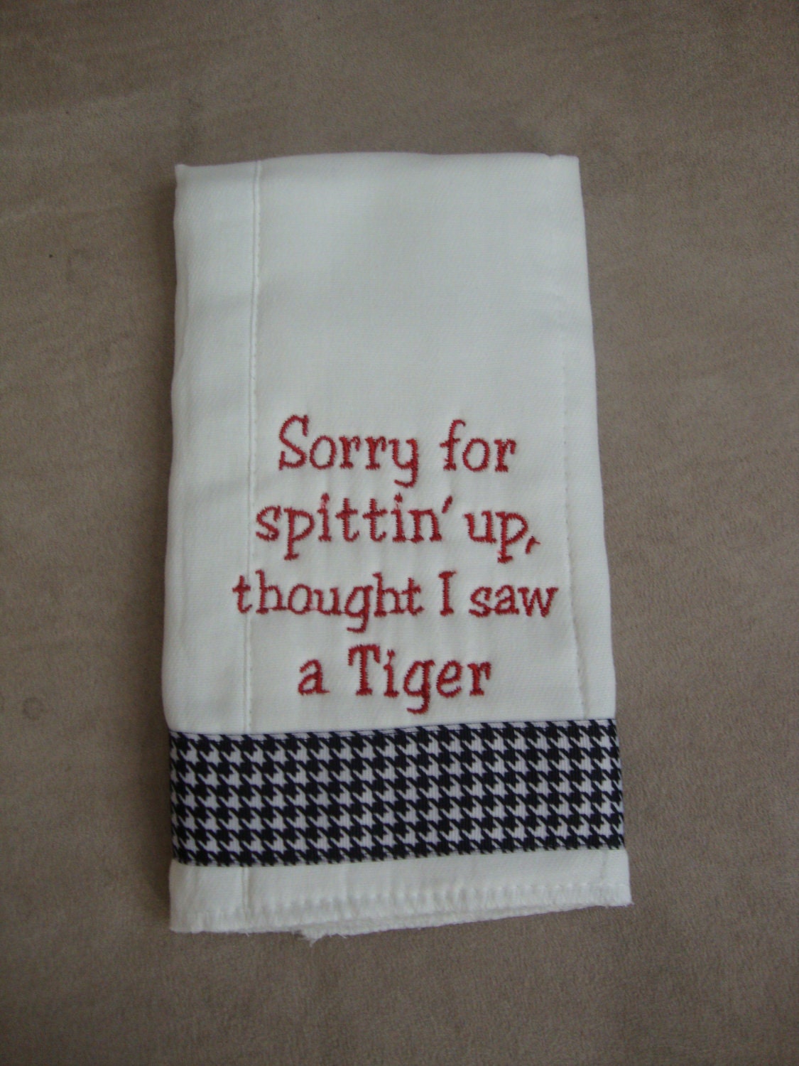 Alabama Burp Cloth