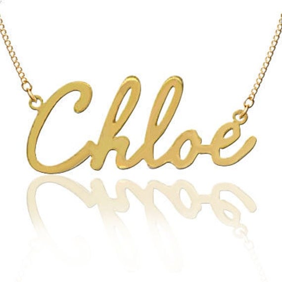 Personalized Name Necklace (Order Any Name) - 14K Yellow Gold Filled