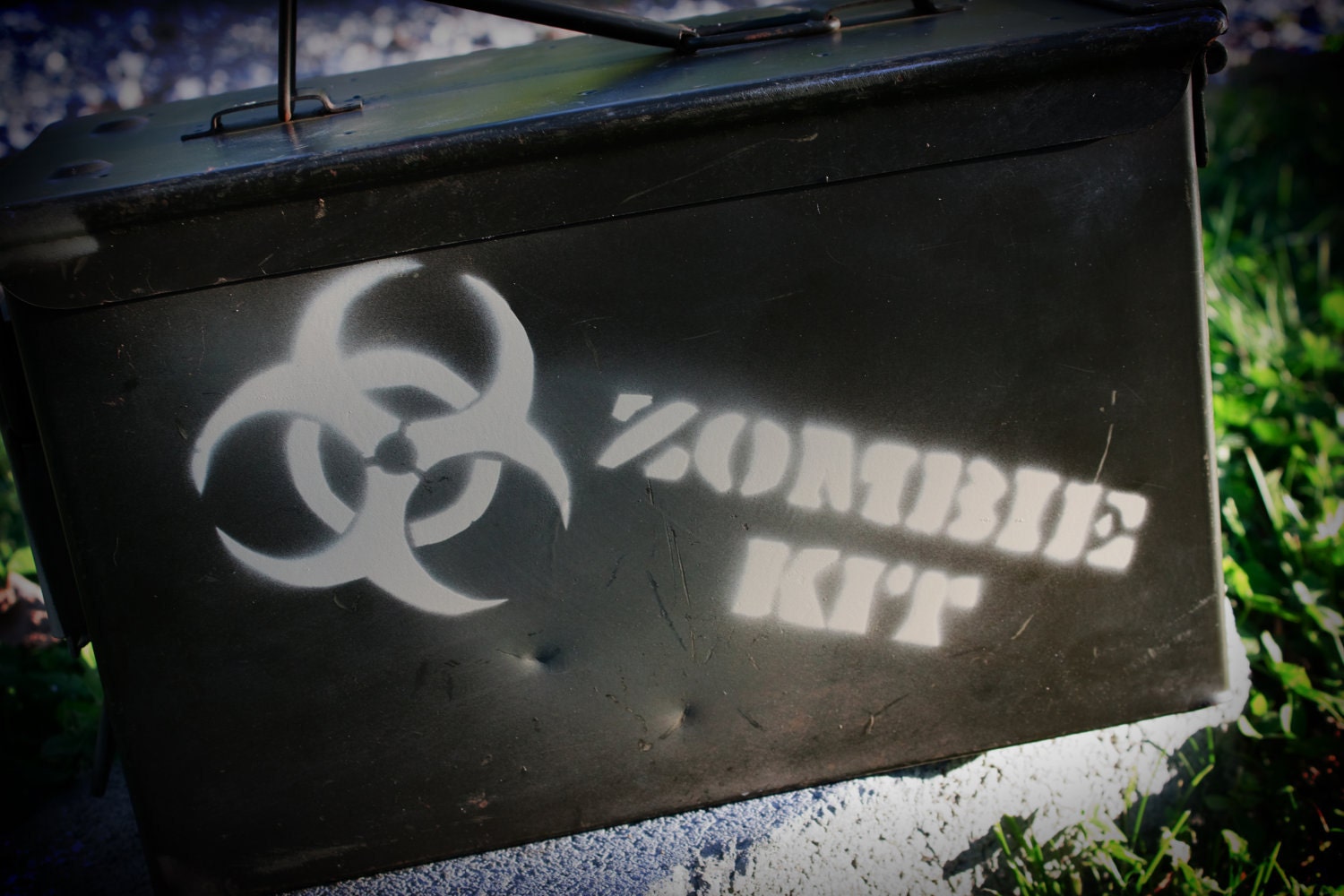 Small Zombie Survival Kit Storage Box -- SALE --