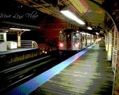 The EL-- fine art print -- 8x10 print -- Chicago el cta landmark