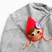 Felt pin brooch for kids Little Red Riding Hood brooch Kids jewelry Girls brooch Spring accessory