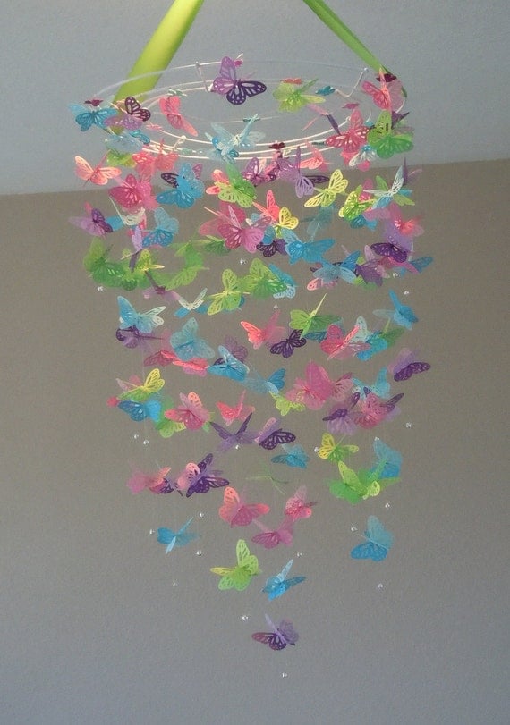Gumdrops - Monarch Butterfly Chandelier Mobile