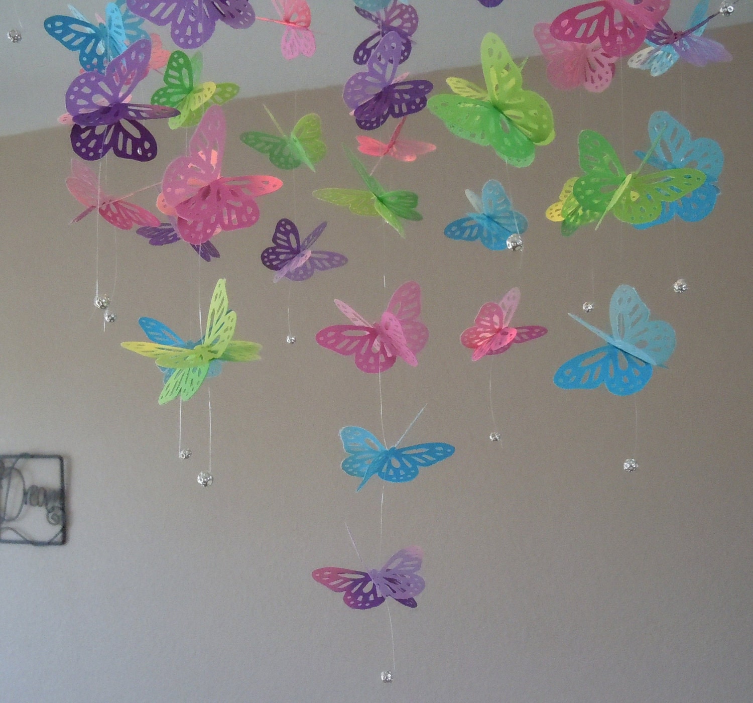 Gumdrops - Monarch Butterfly Chandelier Mobile