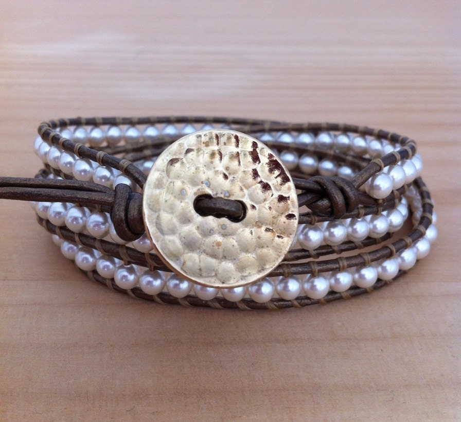 Lady Karamel Handmade Triple Wrap Bracelet