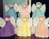 CROCHET PATTERN Easy Angels Home Decor Pastel Angels