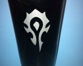 World of Warcraft Horde Pint Glass