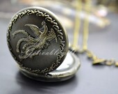 Harry potter pocket watch,D.A. necklace,Dumbledore Army ,Dumbledore's phoenix and Sorting Hat pendant NWPN01