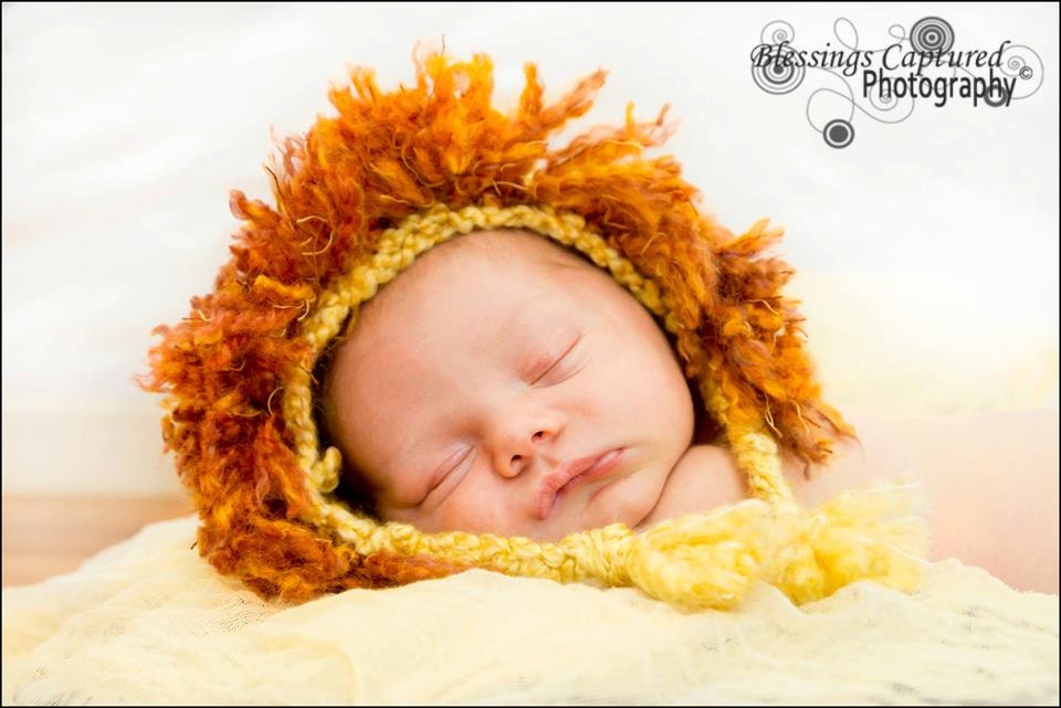 Little Lion Hat & Diaper Cover