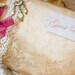 Wedding guest book - vintage shabby chic, custom - 20 pages