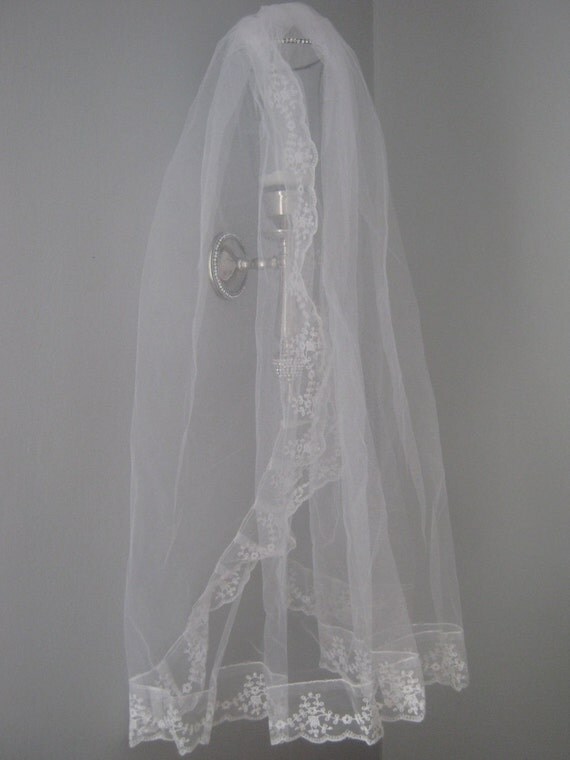 1950's wedding veil
