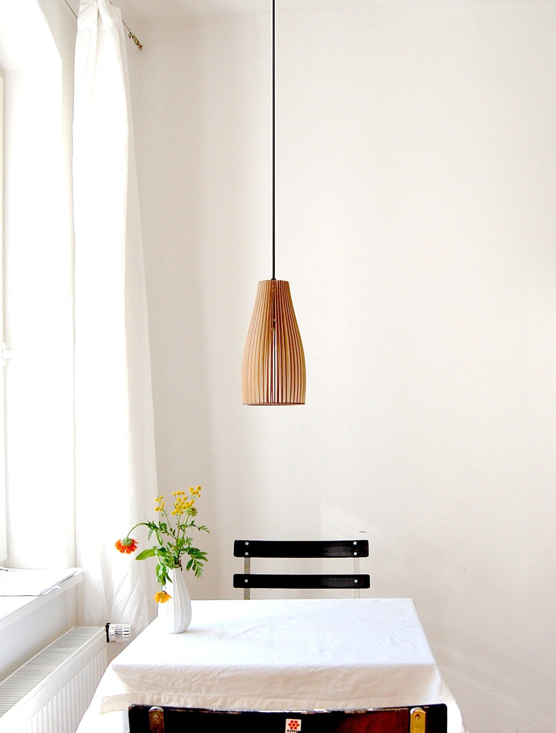 Ena - wooden hanging lamp