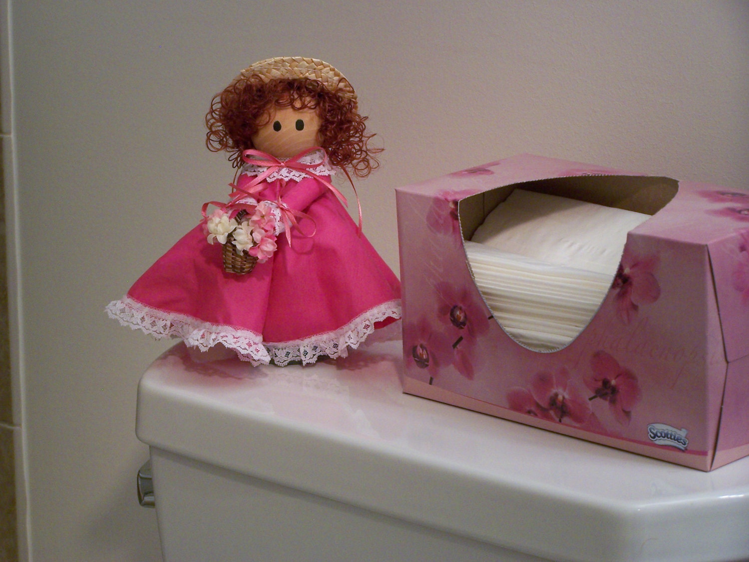 Handmade Air Freshener Doll Cover Pink by nanscraftcorner on Etsy
