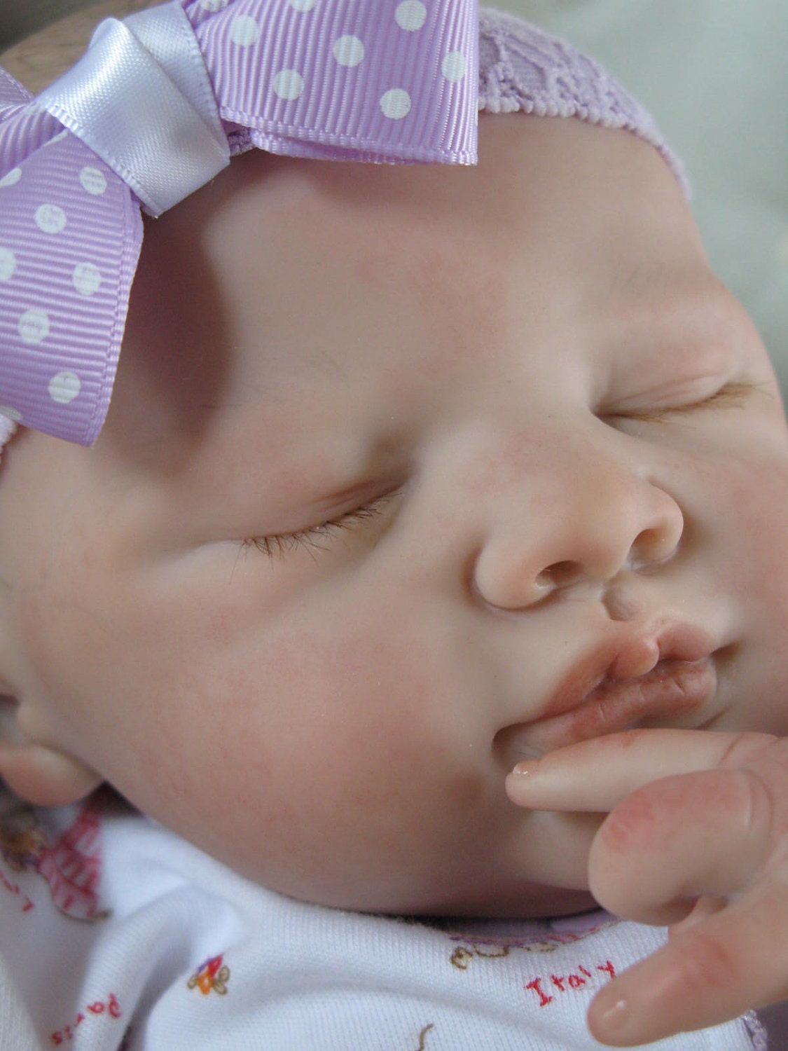 Reborn baby girl, heirloom doll, Kate kit by Marissa May now baby Isabella, newborn