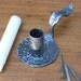 Forged Leaf Candleholder