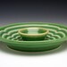 Green "Balsamic & Olive oil" plate