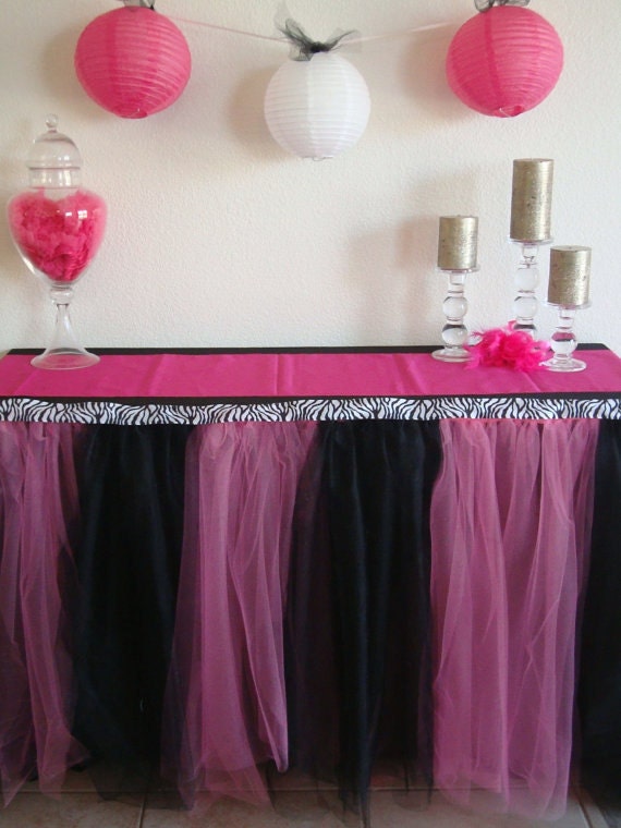 Tutu Table Skirts You Pick the Colors