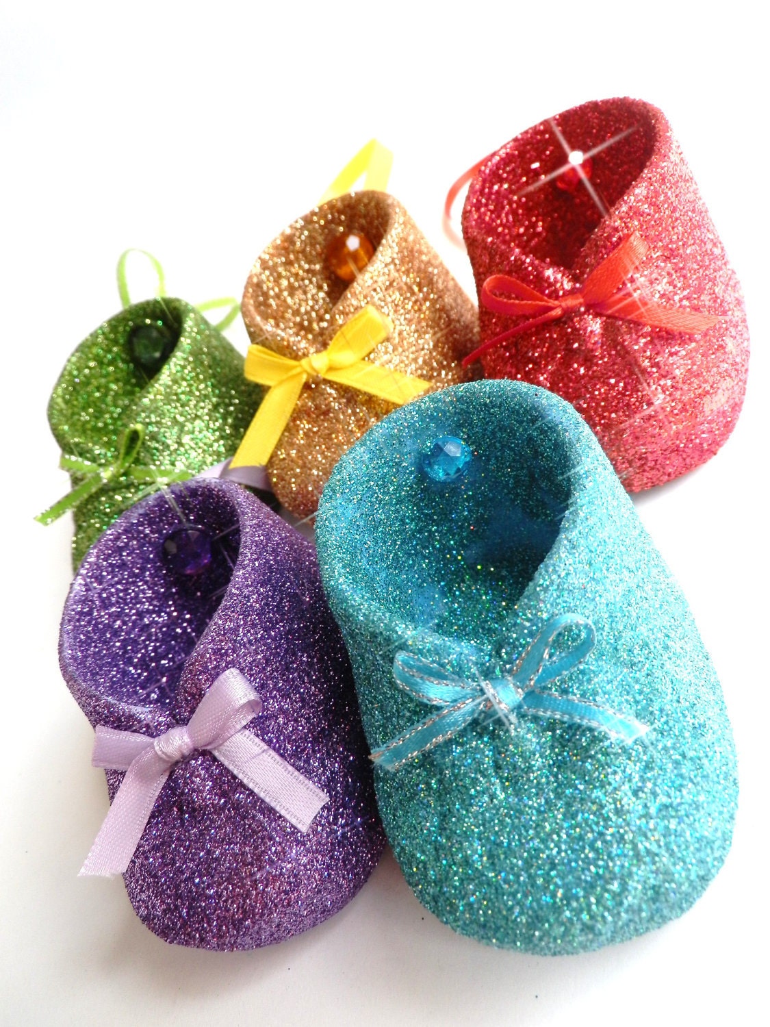 Ruby Red Slipper Baby Shoe Ornament