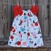 French Parisian Peasant Dress - Baby, Toddler, Girls - Size 3-6 months to 5T