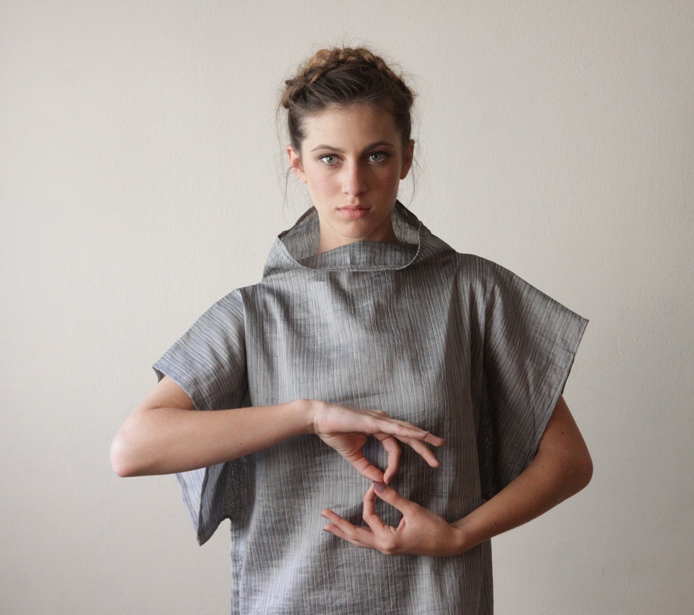 Gray Woven Dress