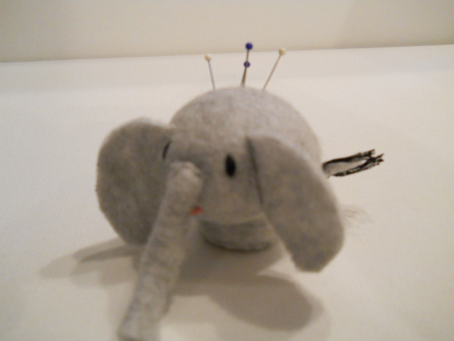 Whimsical Mini Pin Cushion Baby Elephant
